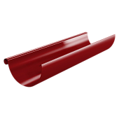 Желоб водосточный D125х3000 (ПЛД-02-Р363 Вишневый -0.5)  (фото)