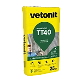 Штукатурка цементная ветонит ТТ40 25кг (фото)