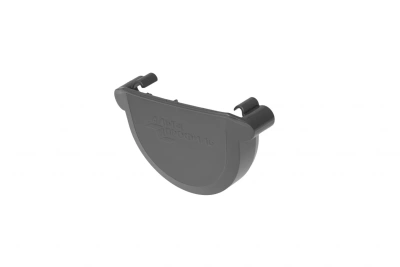 Заглушка Альта-Профиль ПВХ графит (фото)