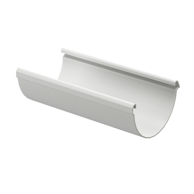 DOCKE LUX Желоб водосточный, D140, 1,25м Цн (фото)