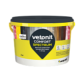 ВЕТОНИТ КОМФОРТ СПЕКТРУМ 10 антрацит 2КГ (фото)