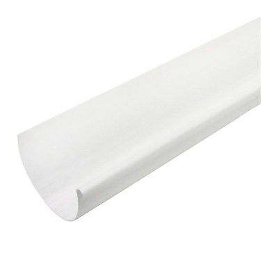 Желоб водосточный 130мм MUROL белый,4м (фото)