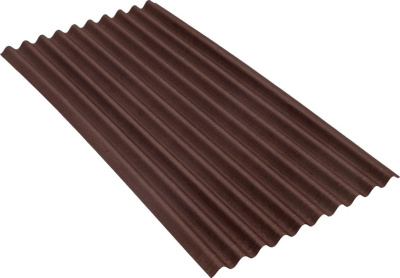 Еврошифер коричневый (фото)